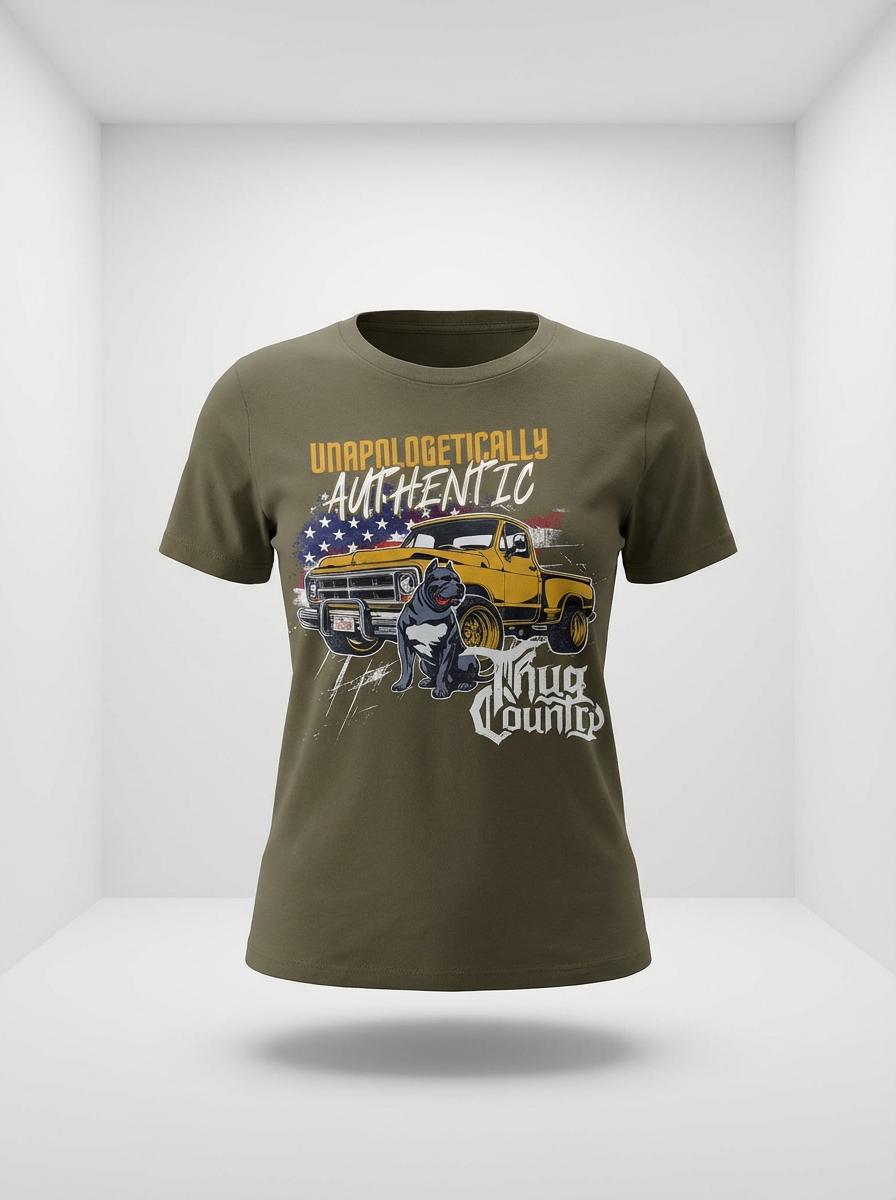 Unapologetically Authentic Tee – Thug Country Original