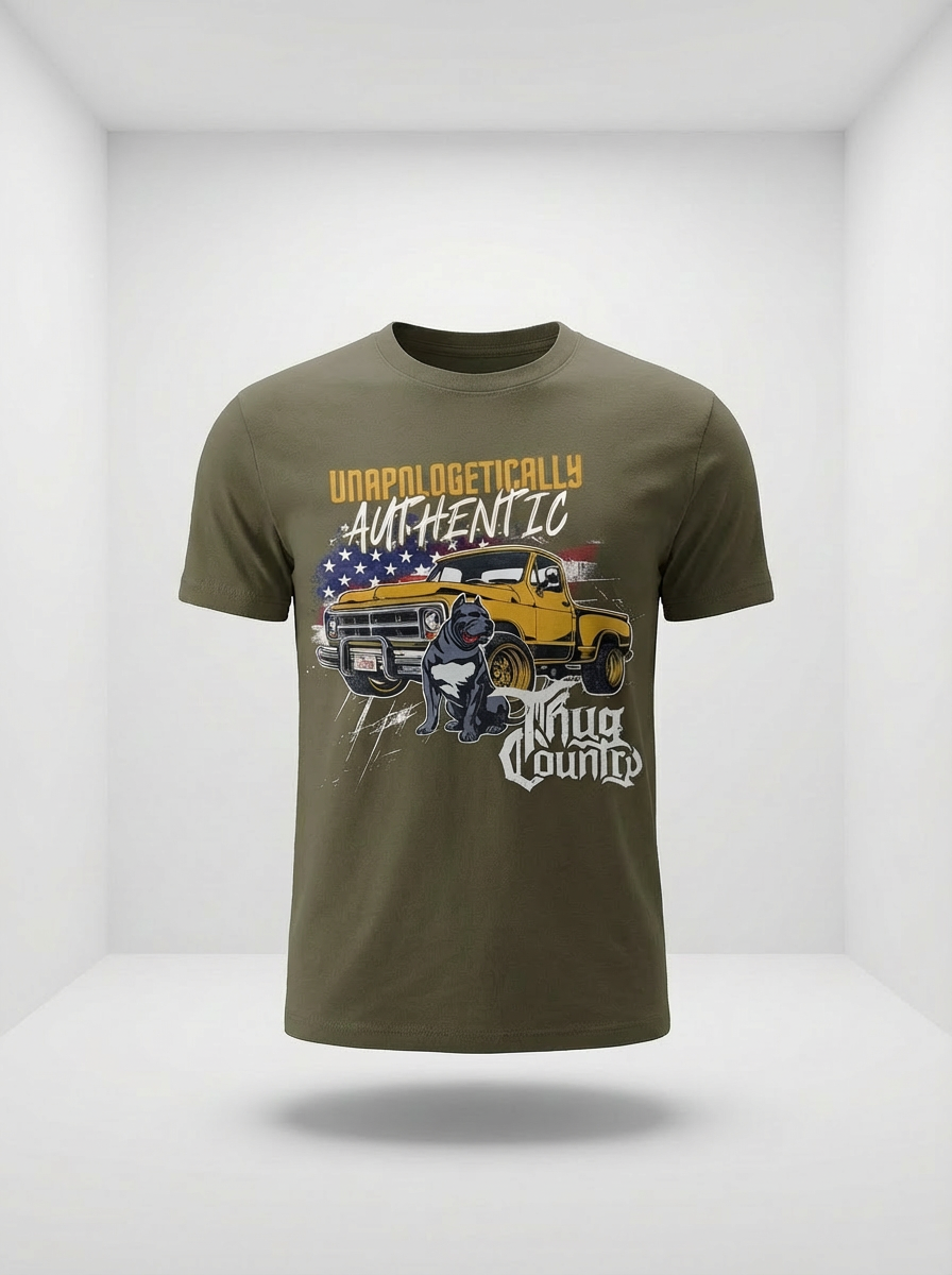 Unapologetically Authentic Tee – Thug Country Original