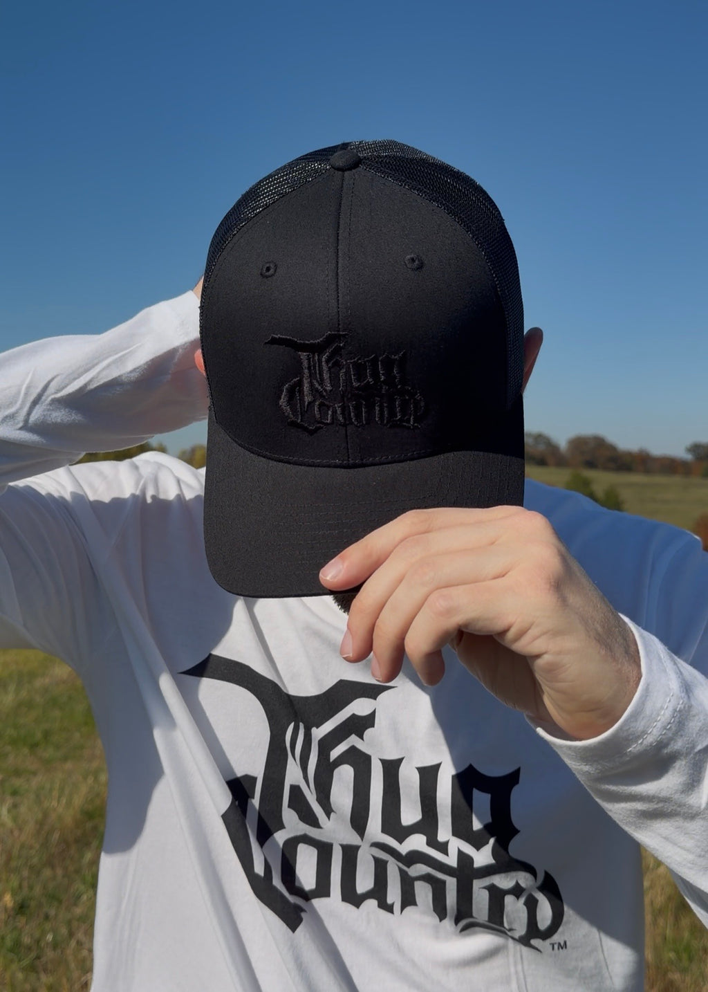 Blackout Thug Country Hat – Embroidered Logo