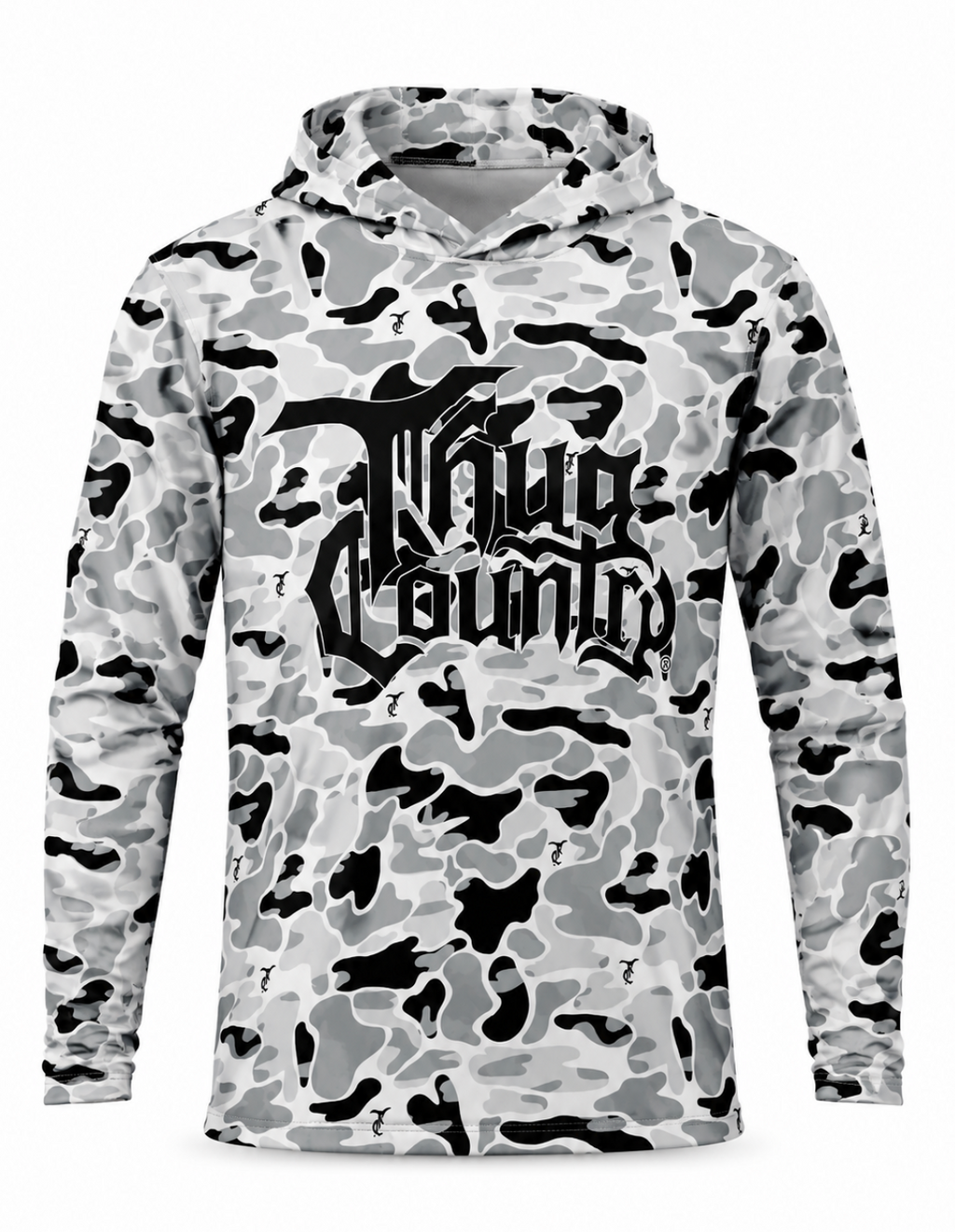 White Camo UV Performance Hoodie