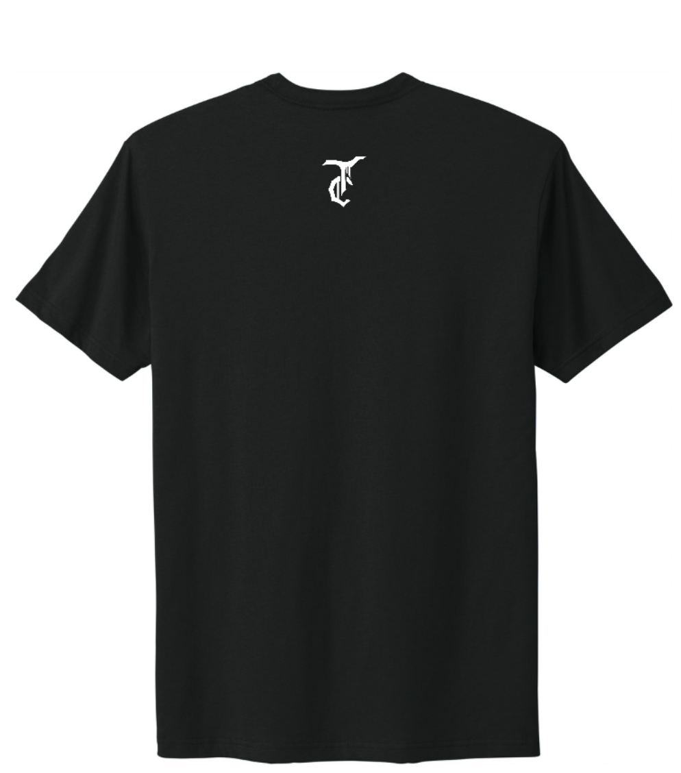 Thug Country Logo Tee – Black with White Print