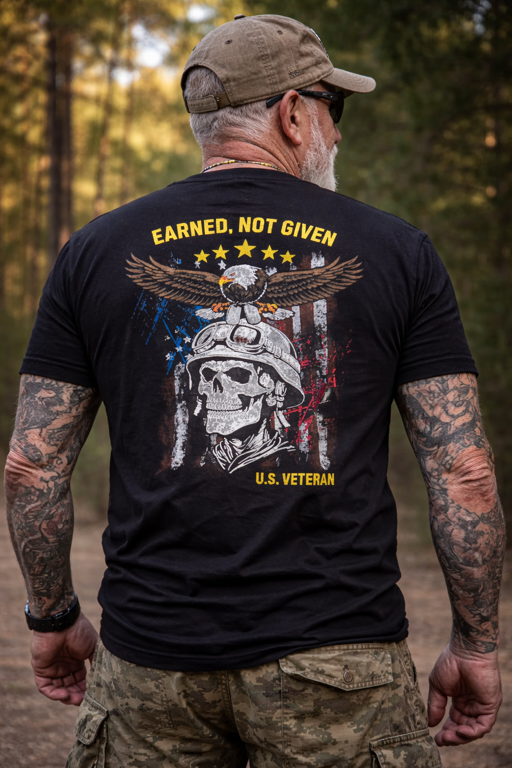 Veteran Earned Not Given Tee