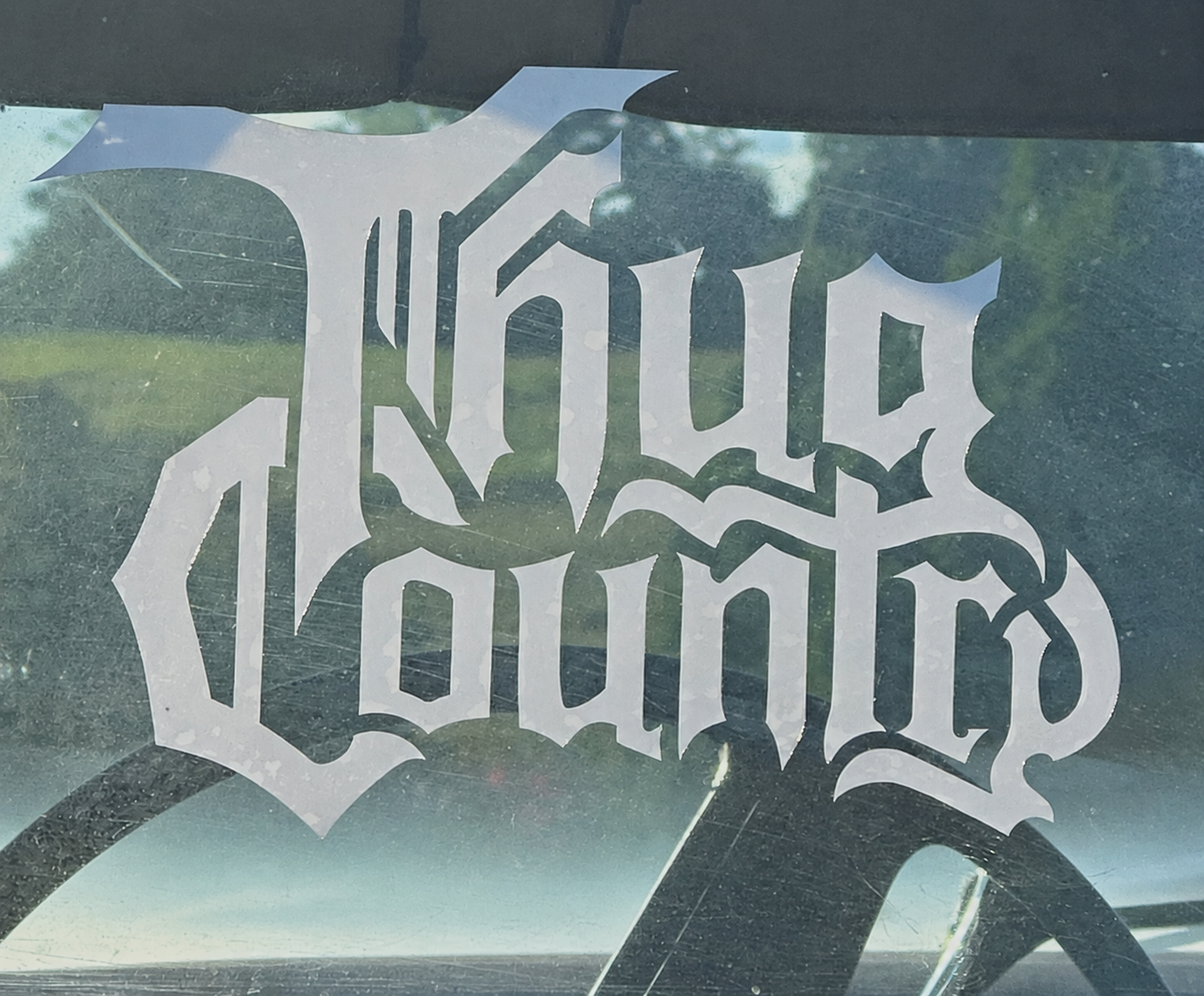 Thug Country Weatherproof Vinyl Decals (Various Sizes)